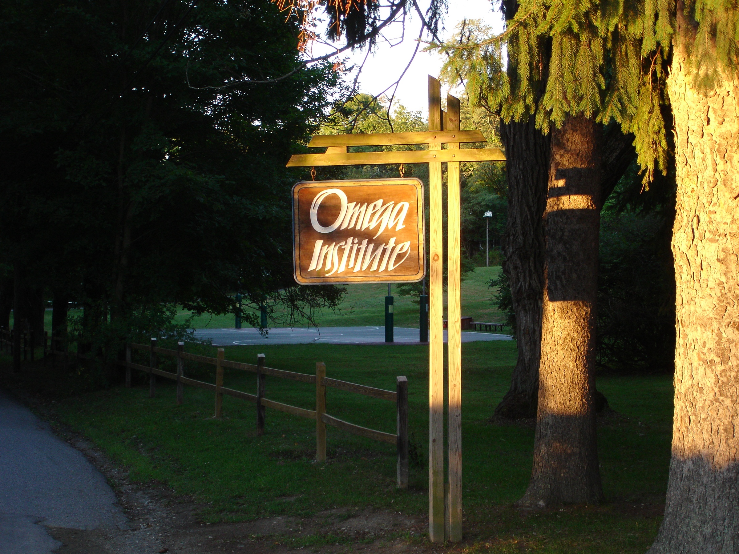 The drive into Omega Institute